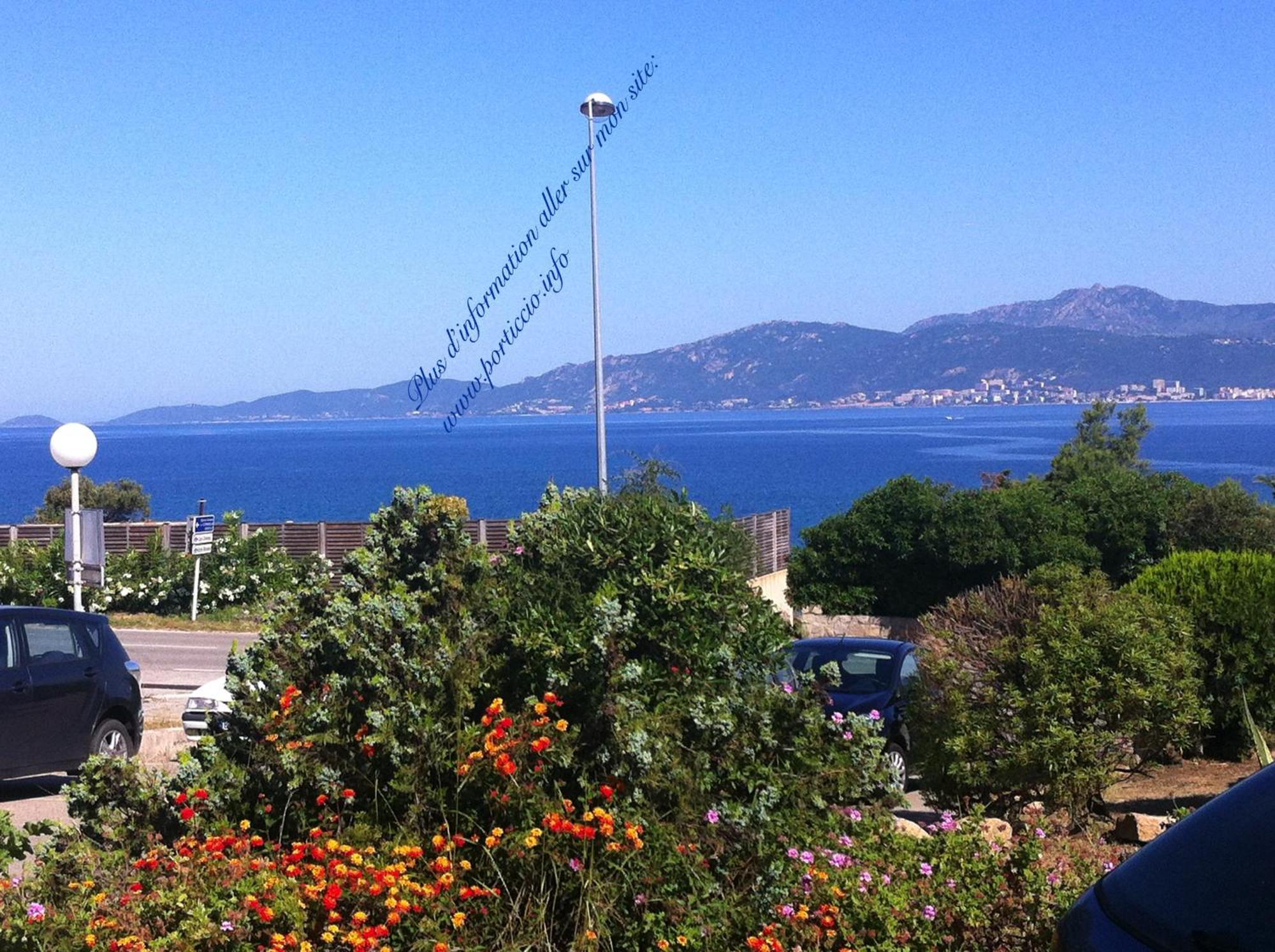 Vue Mer Panoramique Plage 50M Porticcio Corse Экстерьер фото