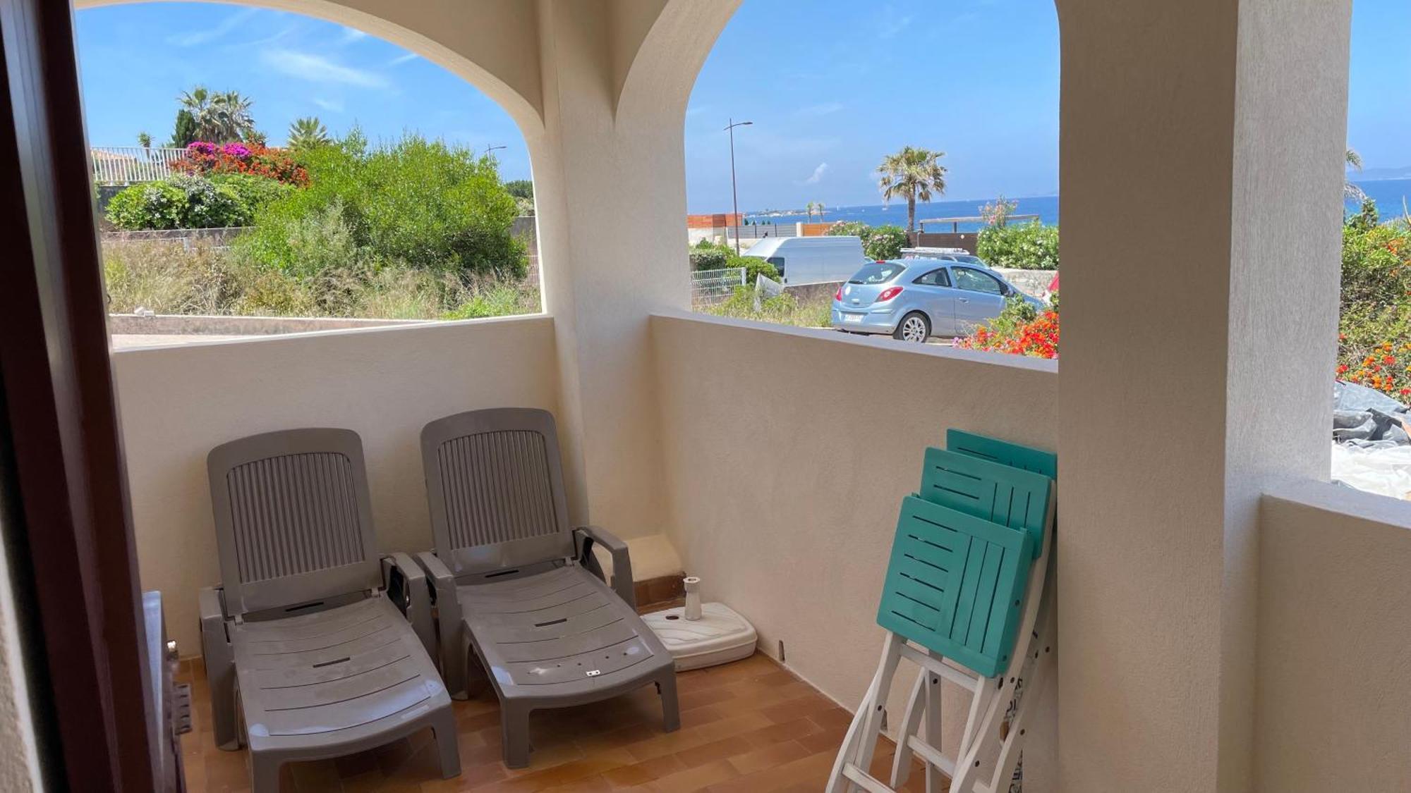 Vue Mer Panoramique Plage 50M Porticcio Corse Экстерьер фото